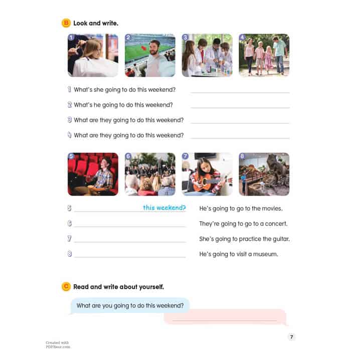 Let's Smile 6 習作本:圖片 3