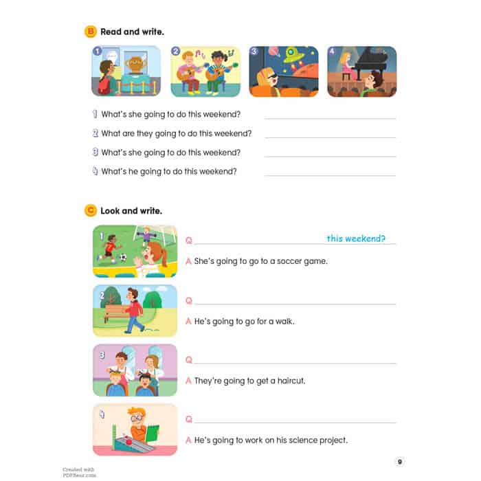 Let's Smile 6 習作本:圖片 5