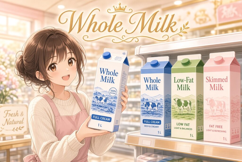 全脂牛奶英文怎麼說？用法完全解析